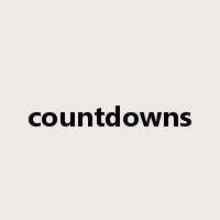 countdowns是什么意思