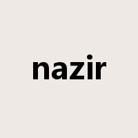 nazir是什么意思
