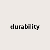 durability是什么意思