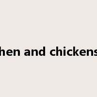 hen and chickens是什么意思