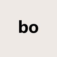 bo是什么意思