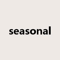 seasonal是什么意思