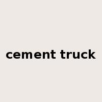 cement truck是什么意思