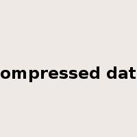 compressed data是什么意思