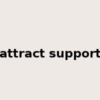 attract support是什么意思