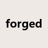 forged是什么意思