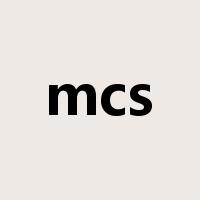 mcs是什么意思