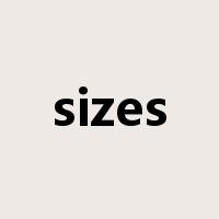 sizes是什么意思