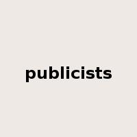 publicists是什么意思