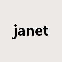 janet是什么意思