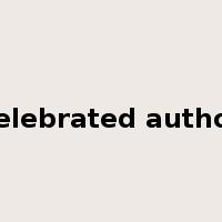 celebrated author是什么意思