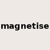 magnetise是什么意思