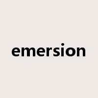 emersion是什么意思
