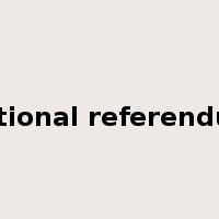 national referendum是什么意思