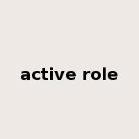 active role是什么意思