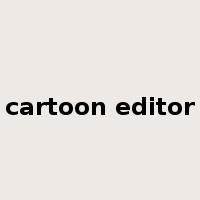 cartoon editor是什么意思