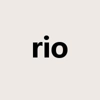 rio是什么意思