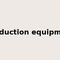 production equipment是什么意思