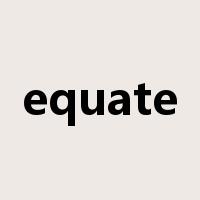 equate是什么意思