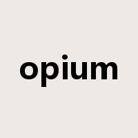 opium是什么意思