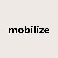 mobilize是什么意思