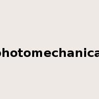 photomechanical是什么意思