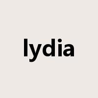 lydia是什么意思