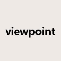 viewpoint是什么意思