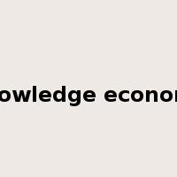 knowledge economy是什么意思