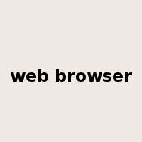 web browser是什么意思
