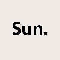 Sun.是什么意思