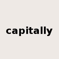 capitally是什么意思