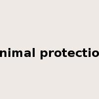 animal protection是什么意思