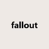 fallout是什么意思