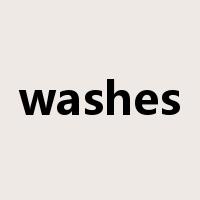 washes是什么意思
