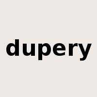 dupery是什么意思