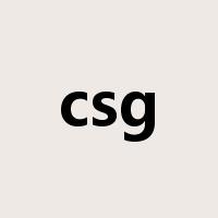 csg是什么意思
