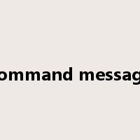 command message是什么意思