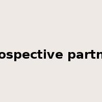 prospective partner是什么意思