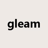 gleam是什么意思
