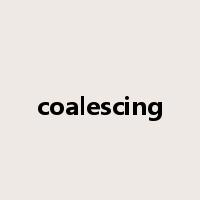 coalescing是什么意思