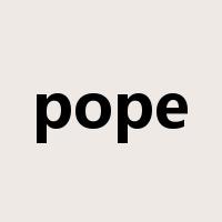 pope是什么意思