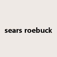 sears roebuck是什么意思