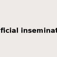 artificial insemination是什么意思