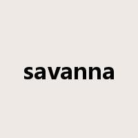 savanna是什么意思
