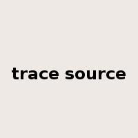 trace source是什么意思