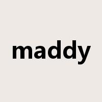 maddy是什么意思