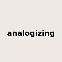analogizing是什么意思