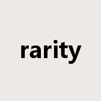 rarity是什么意思