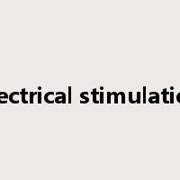 electrical stimulation是什么意思